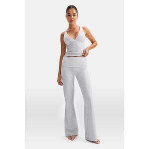 TALA Dayflex Multiway Fold Waist Flared Yoga Pant - Small / 33" Grey